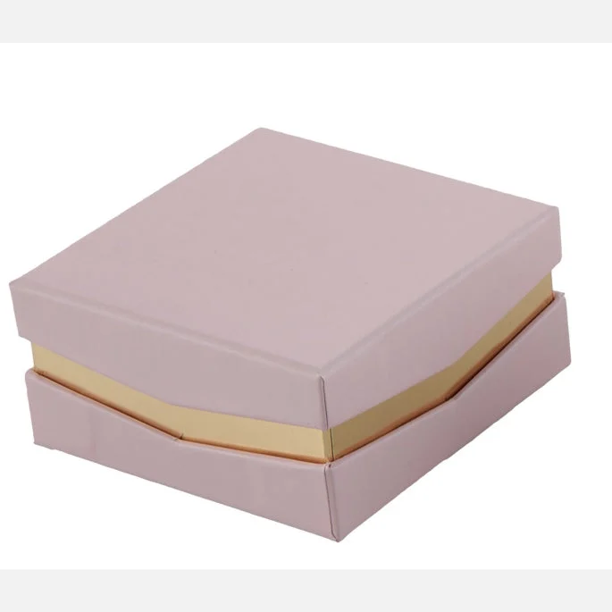 L'Arcolaio Scatola Liscia Portaconfetti 9 x 9 x 4 Cm Bomboniera Rosa 1 Pz