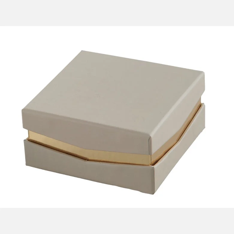 L'Arcolaio Scatola Liscia Portaconfetti 9 x 9 x 4 Cm Bomboniera Tortora 1 Pz