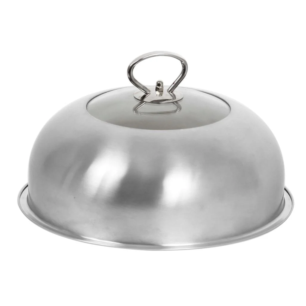 Le Marquier Cloche Plancha Inox Argento D 27 cm H 15 cm