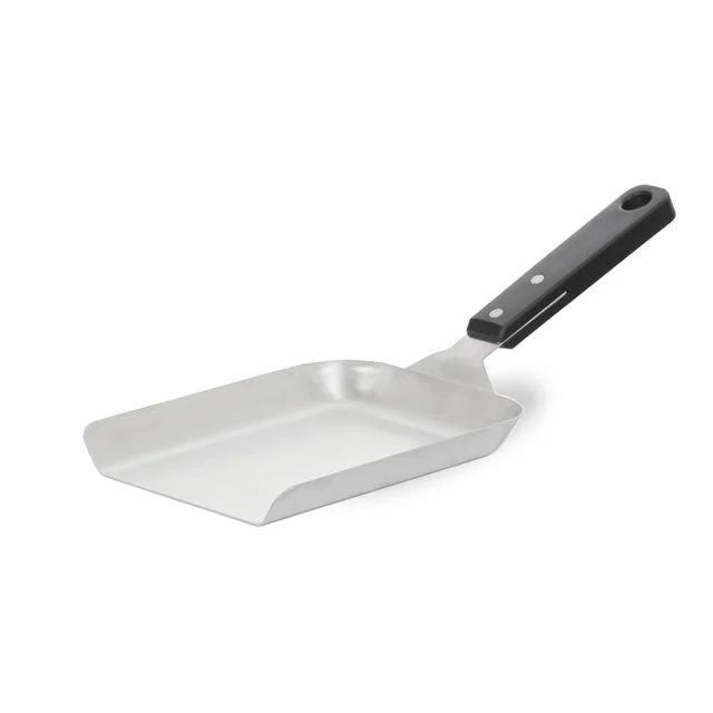 Le Marquier Spatola Grande con Bordi Plancha Inox Nero Grigio