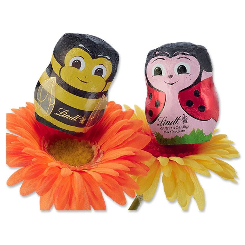 Lindt Cioccolato al Latte Ape o Coccinella 1Pz