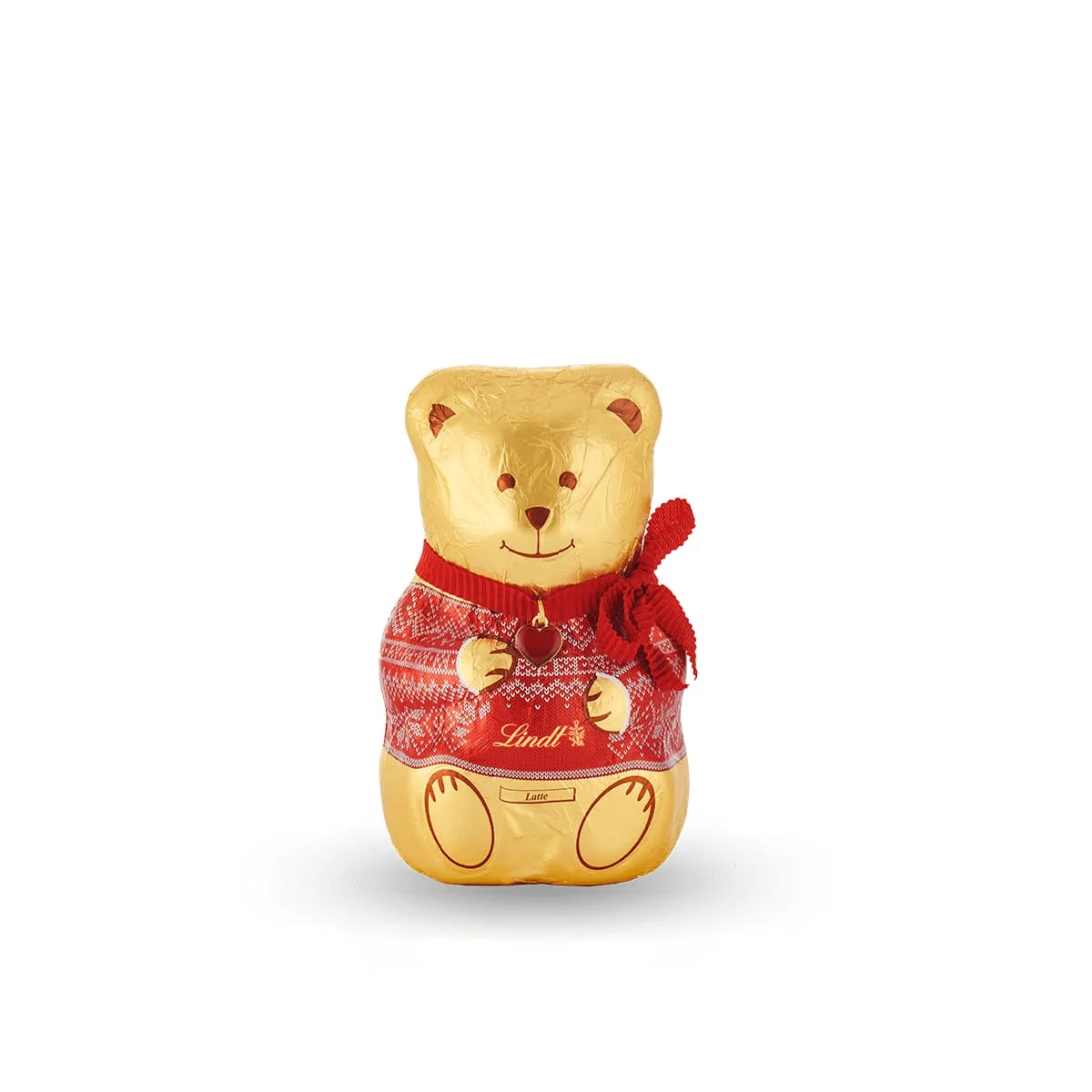 Lindt Orsetto Jumper Maglioncino Natale Rosso e Verde al Latte 200 Gr 1 Pz