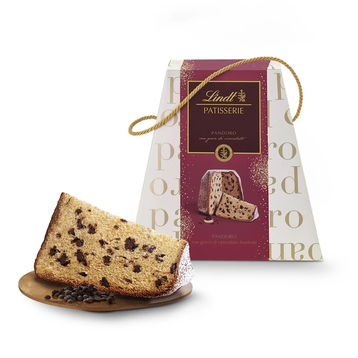 Lindt Pandoro Natale con Gocce di Cioccolato 1 Kg