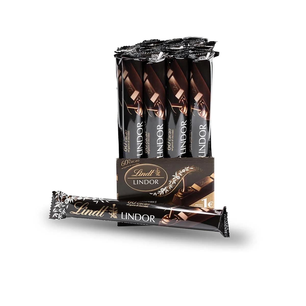 Lindt Snack Lindor Extra Fondente 60 % 37 Gr Conf. 24 Pz