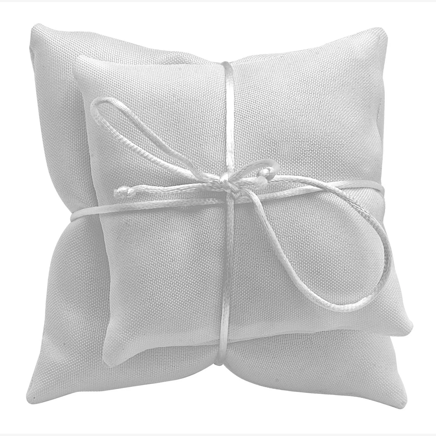 Linea Due Cuscino Piccolo Colore White 11,5 x 11,5 cm per Fedi –  Matrimonio e Cerimonie Cf 12 Pz