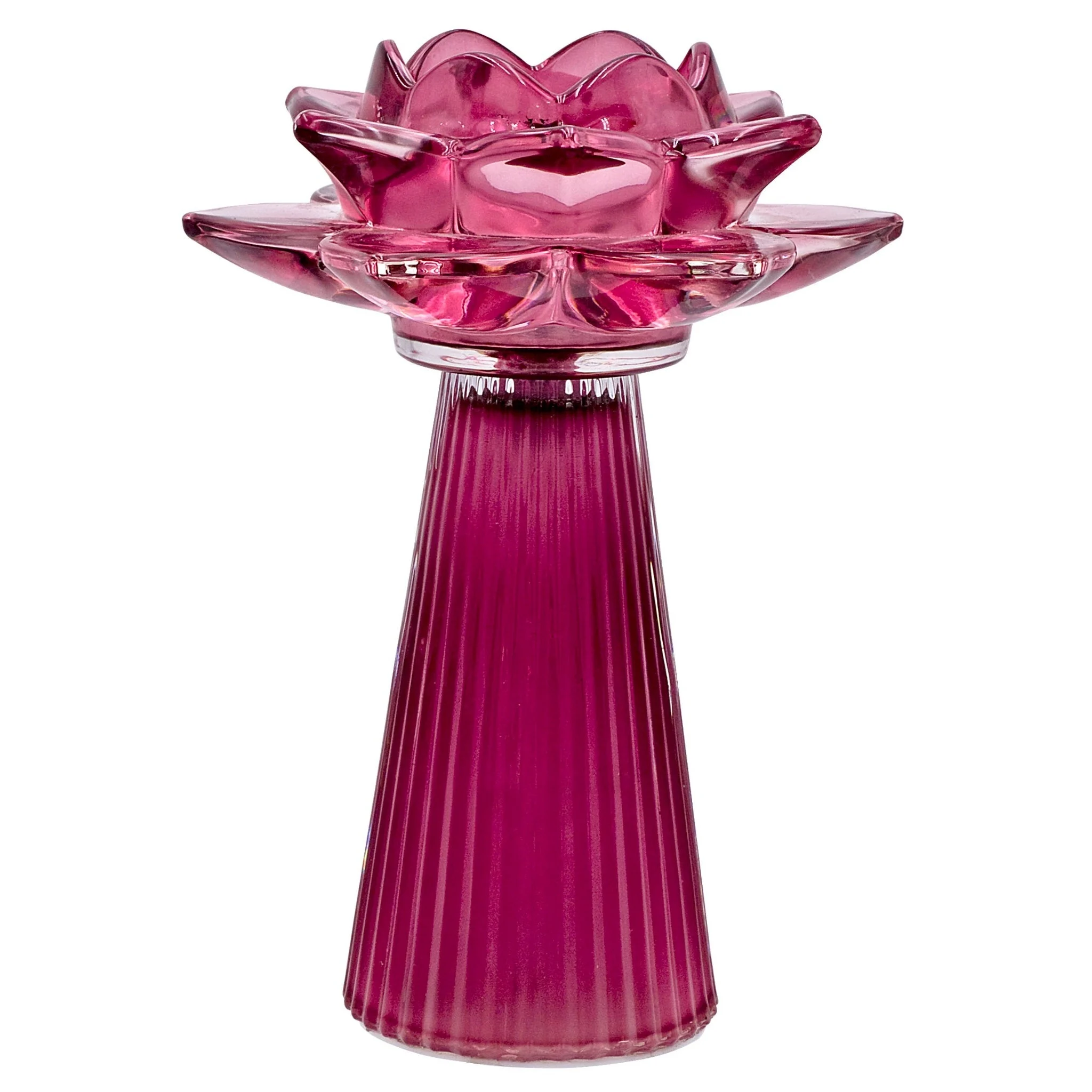 Linea Due Lume LED Fiore Loto Grande Magenta 14,6 x 20,6 cm – Lampada Decorativa Interni e Atmosfere Relax