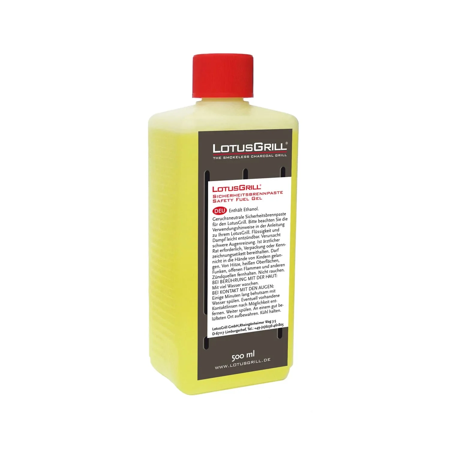 LotusGrill Gel Combustibile Etanolo 500 ml Barbecue