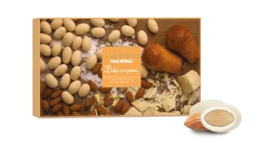 Maxtris Confetti Tartufini Babà con Panna e Mandorle 500 Gr