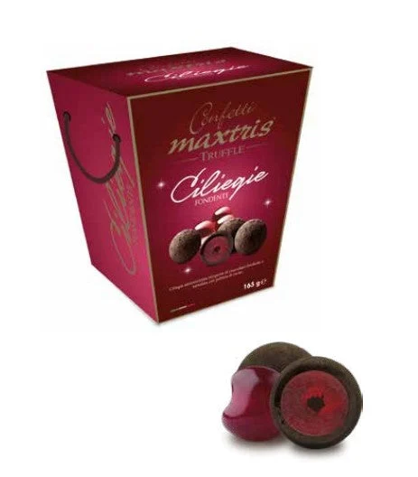 Maxtris Confetti Truffle Bag con Ciliegie Fondente 165 Gr