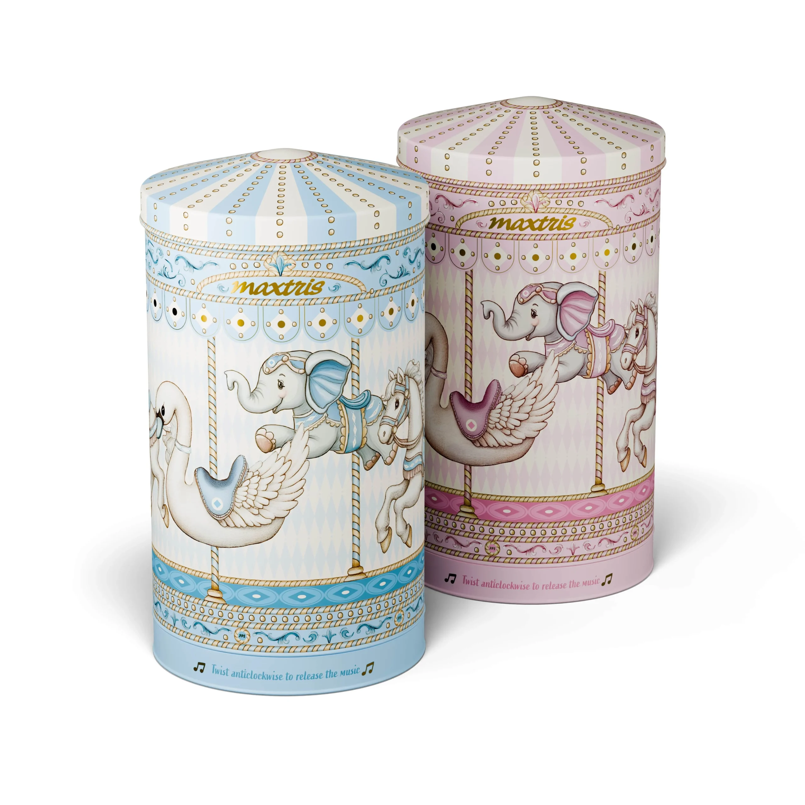 Maxtris Baby Latta Carillon Confetti 160 Gr Colorati Rosa
