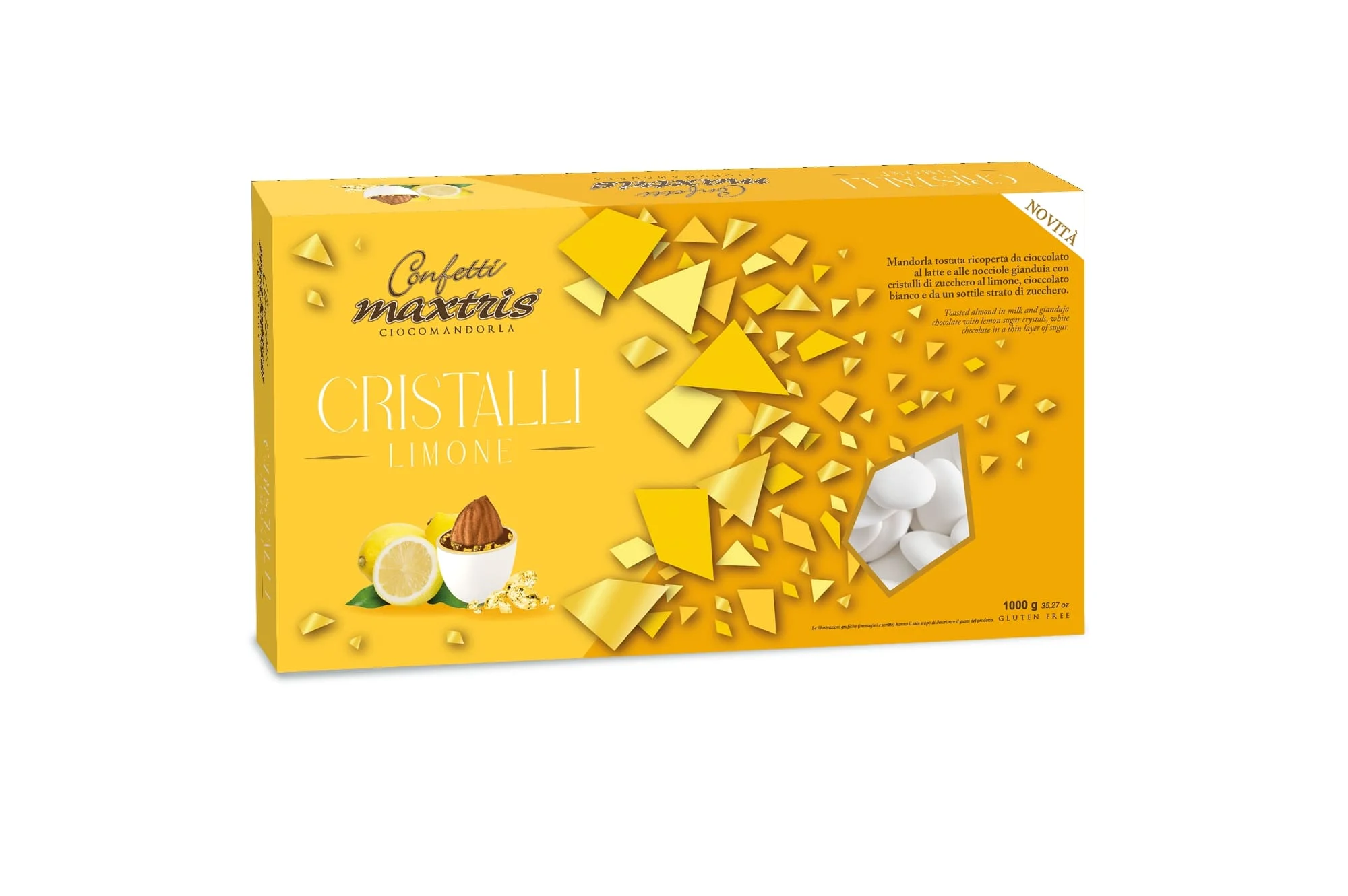 Maxtris Confetti Cristalli al Limone Mandorle Tostate 1 Kg