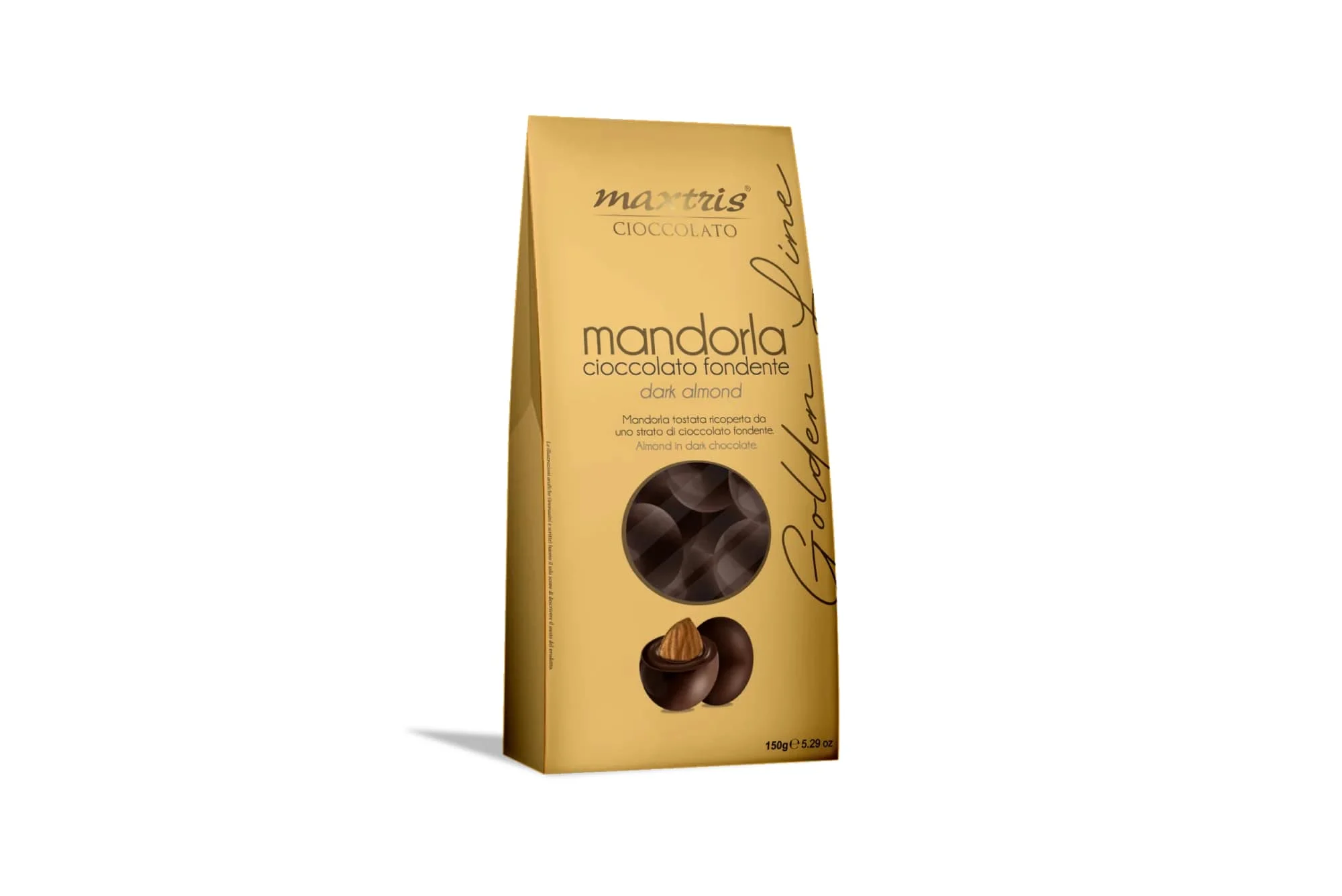 Maxtris Praline GoldenLine Mandorle Fondente 150 Gr
