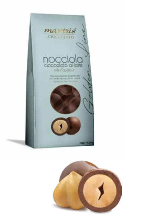 Maxtris Praline GoldenLine Nocciole Cioccolato al Latte 150 Gr
