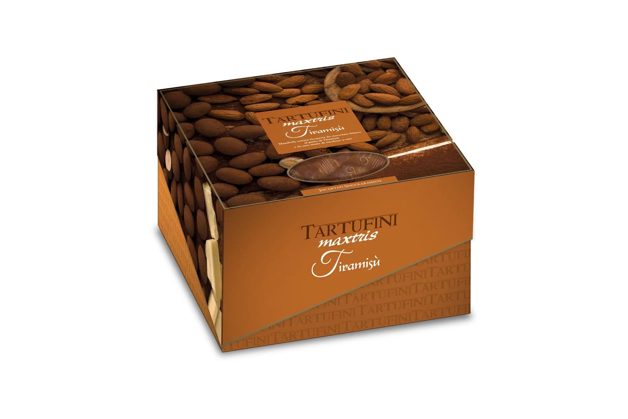 Maxtris Vassoio Tartufini Mandorle Tiramisù 500 Gr
