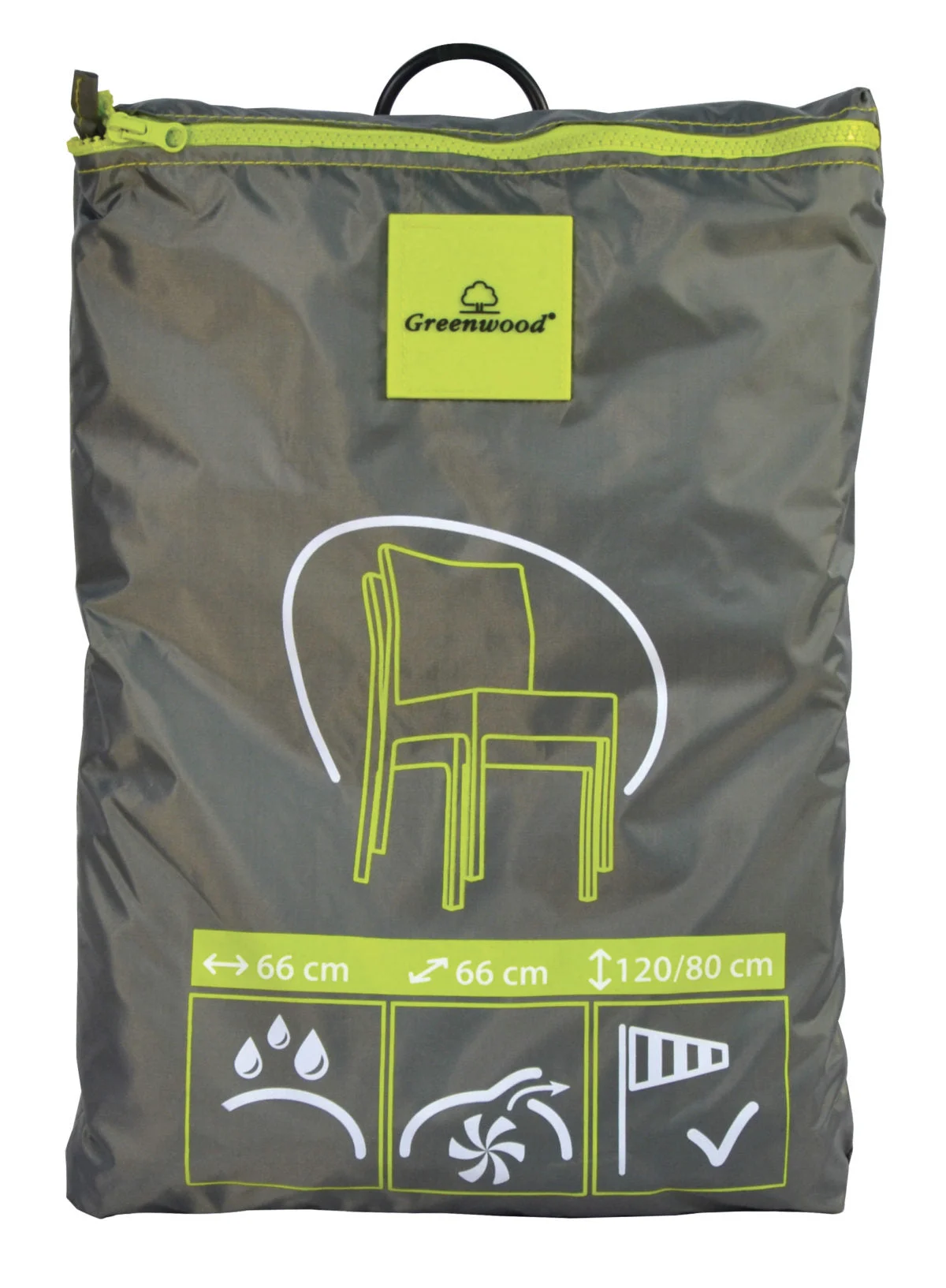 Moia Greenwood Cover Pila 4 Sedie 66×66 H120 Poliestere Impermeabile
