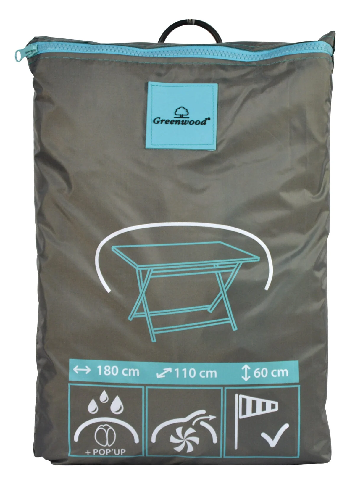 Moia Greenwood Cover Tavolo Impermeabile Poliestere 180×110 cm