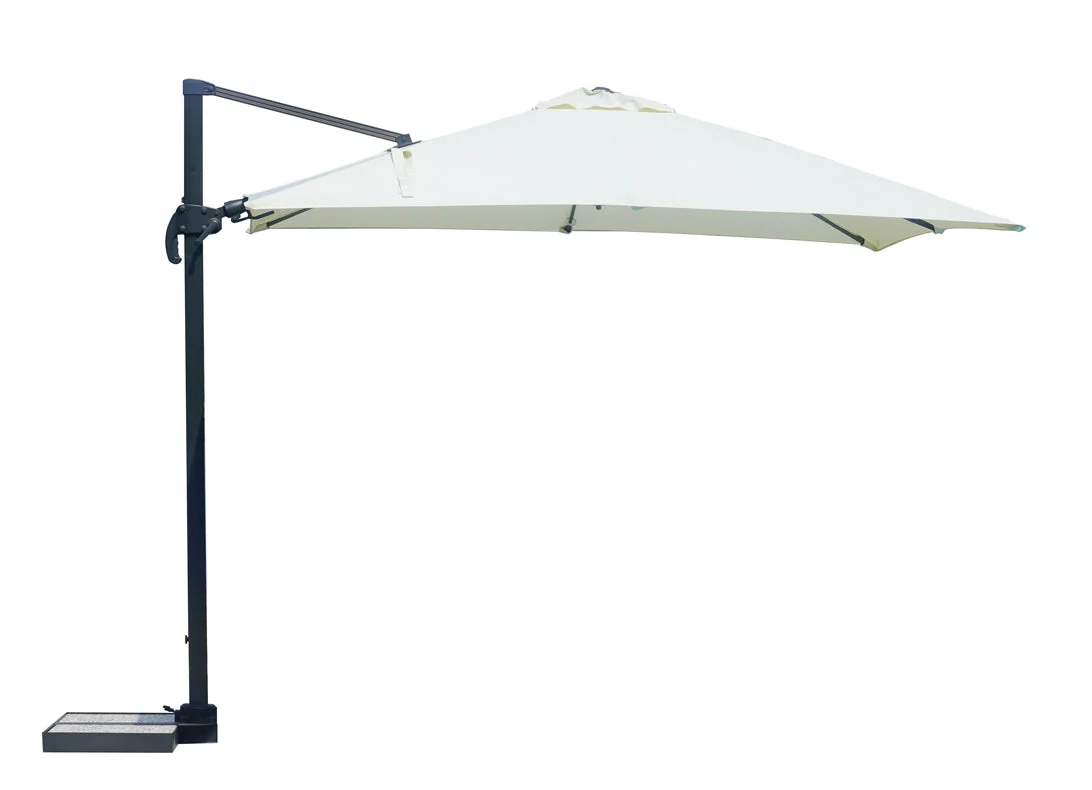 Moia Greenwood Ombrellone California Alluminio Antracite Ecrù 3×4