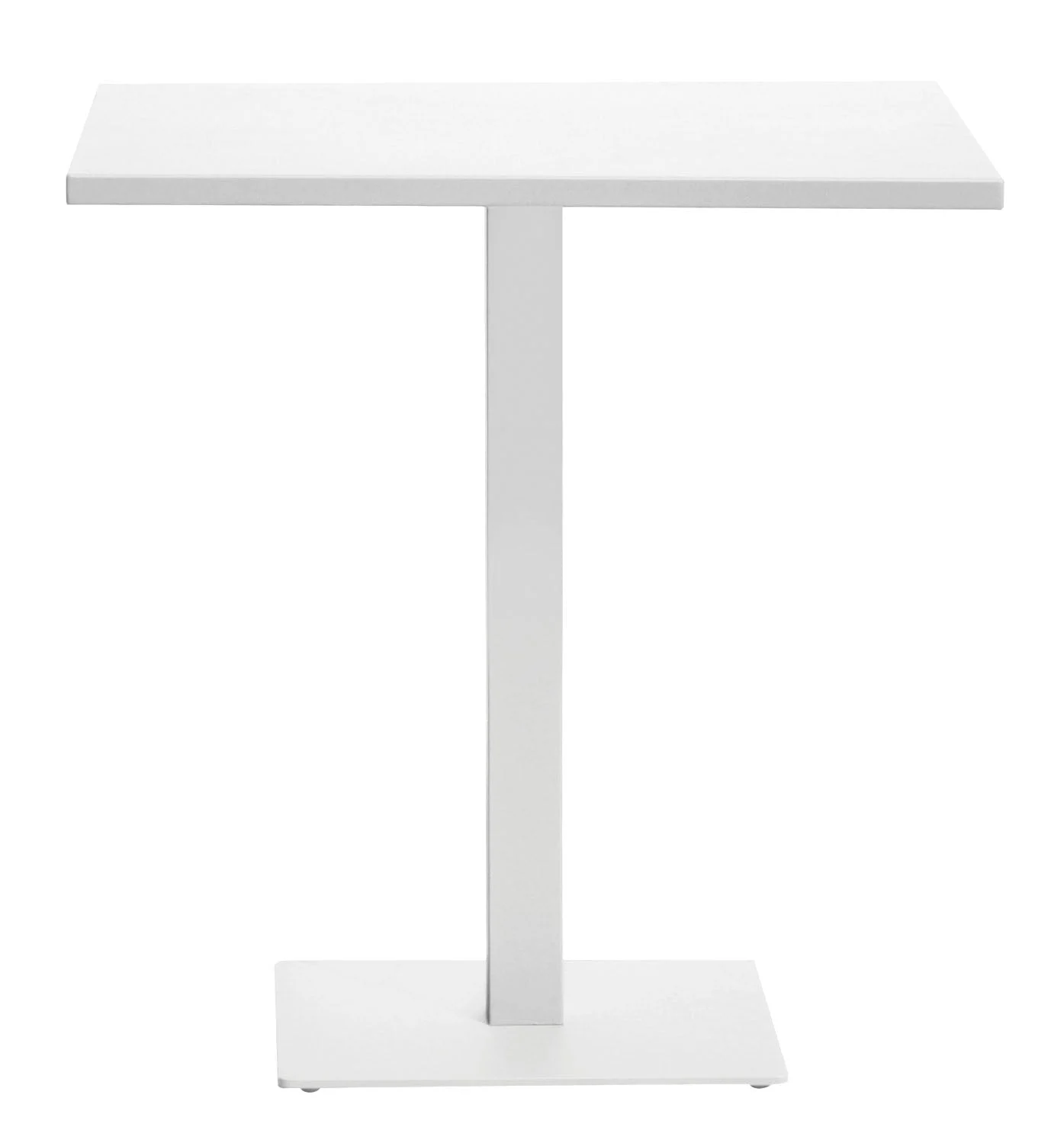 Moia Greenwood Piano in Alluminio 70 x 70 Cm Bianco