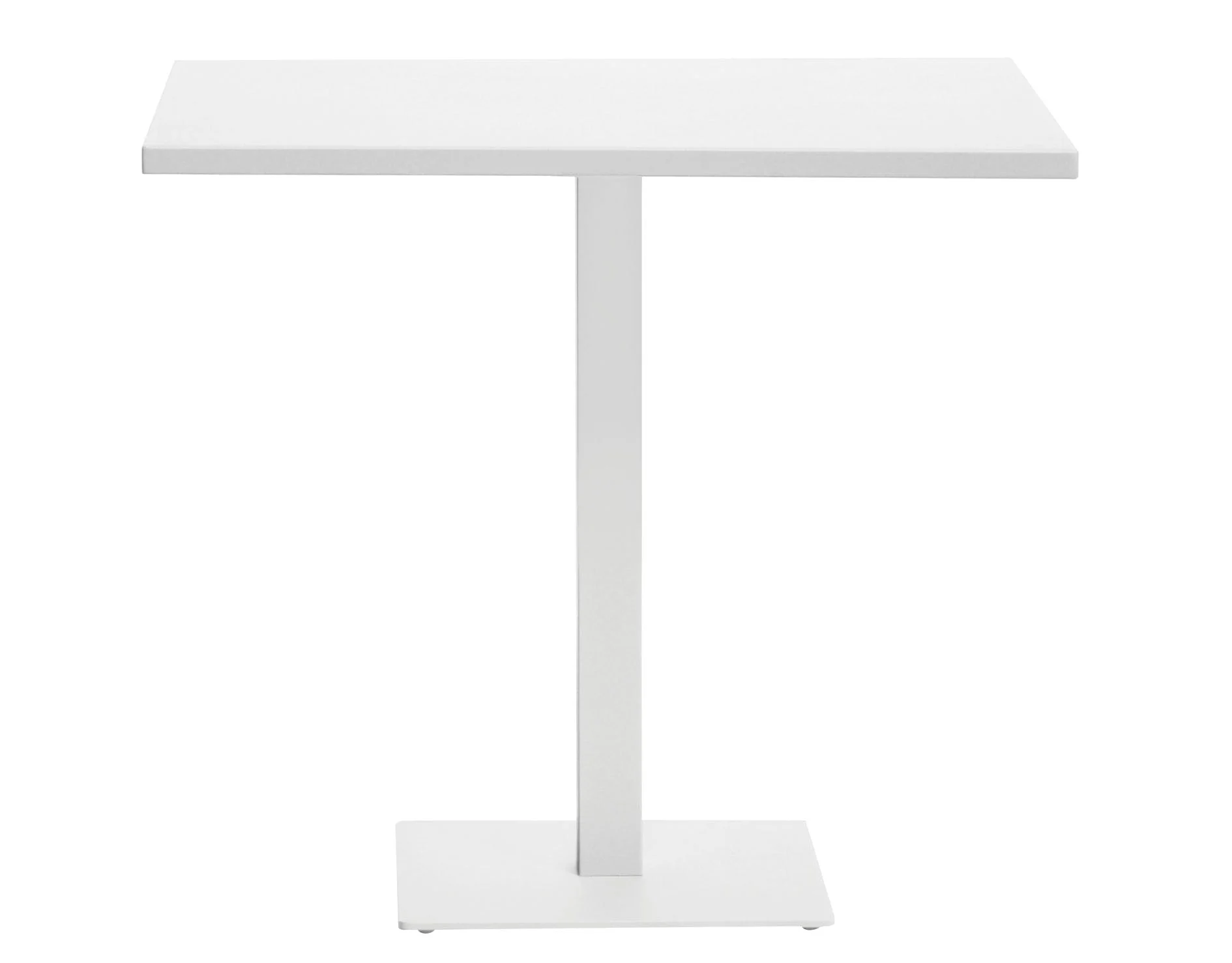 Moia Greenwood Piano in Alluminio 80 x 80 Cm Bianco