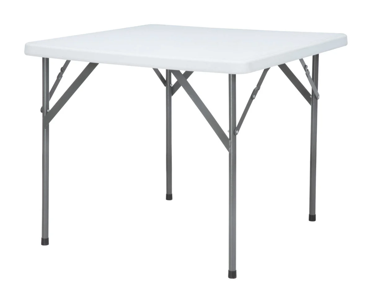 Moia Greenwood Tavolo Catering Quadrato Bianco 88×88 cm