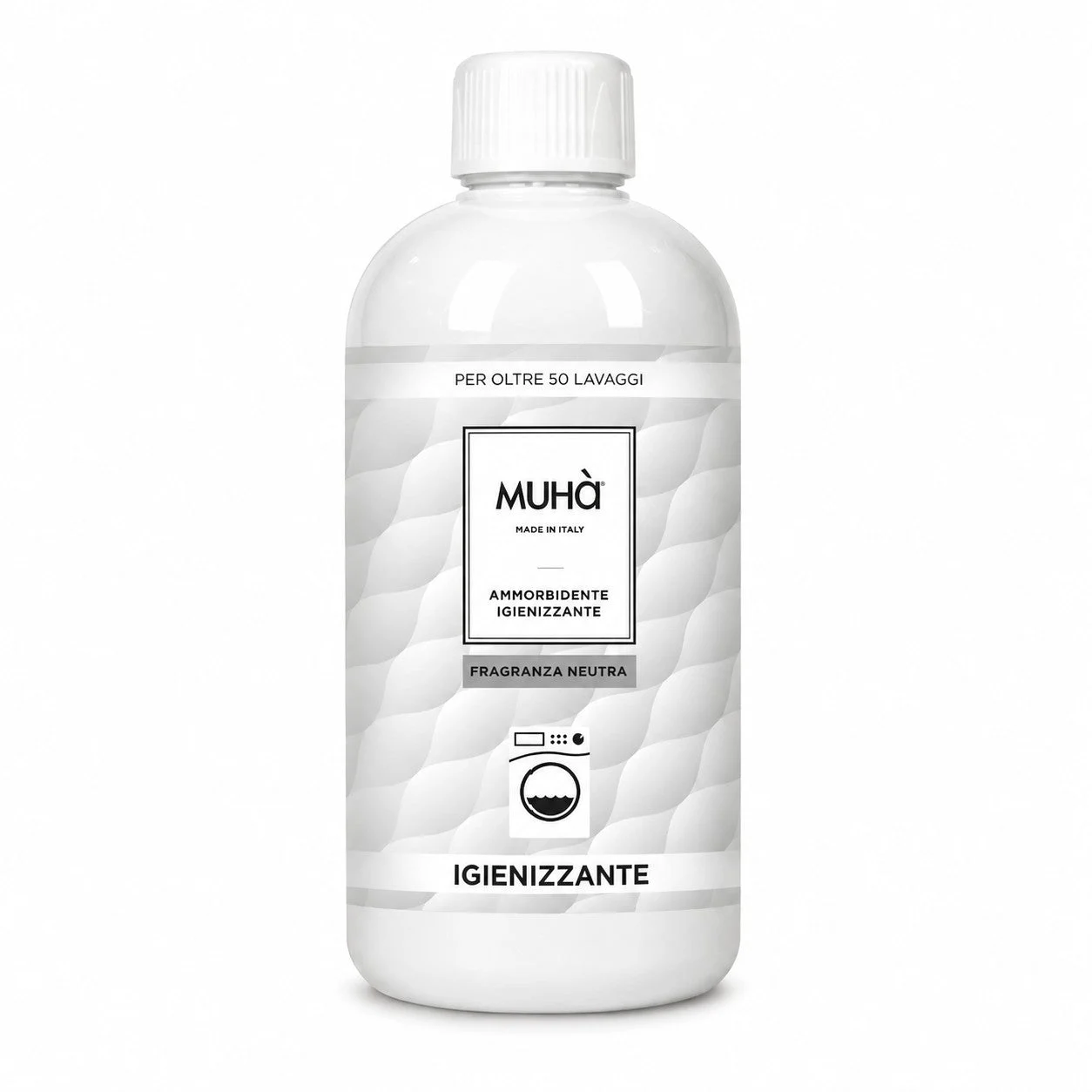Muhà Ammorbidente Neutro Igienizzante 500 ml - Delicato e Igienizzante