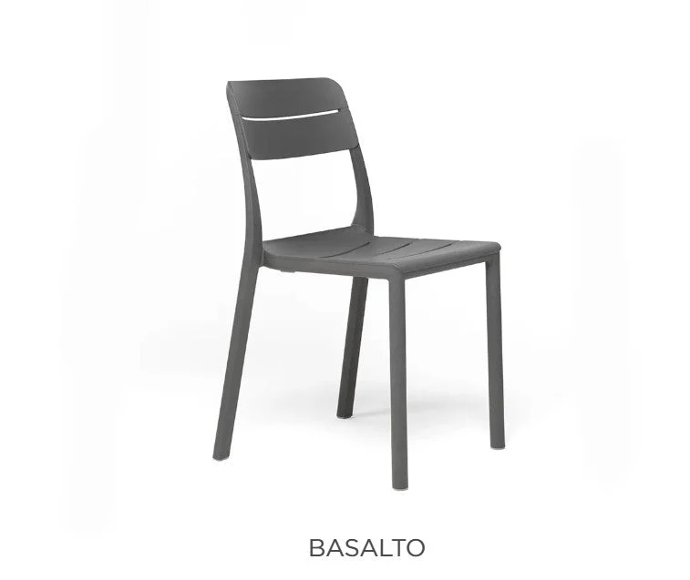 Nardi Sedia Cassia Bistrot Basalto Polipropilene Impilabile