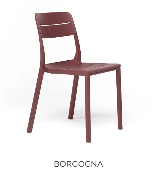 Nardi Sedia Cassia Bistrot Borgogna Polipropilene Impilabile