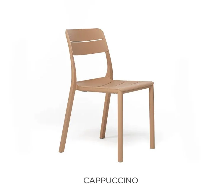 Nardi Sedia Cassia Bistrot Cappuccino Polipropilene Impilabile