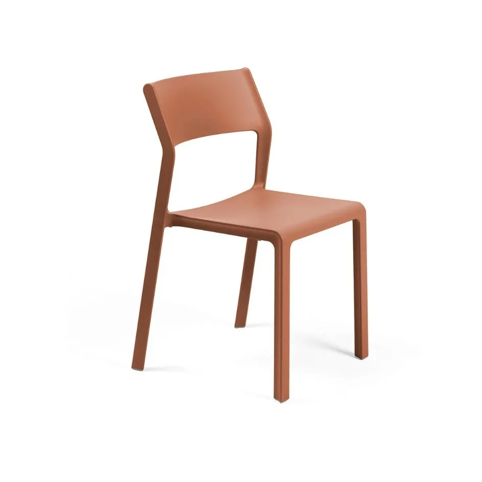 Nardi Trill Bistrot Sedia Mattone Polipropilene Impilabile