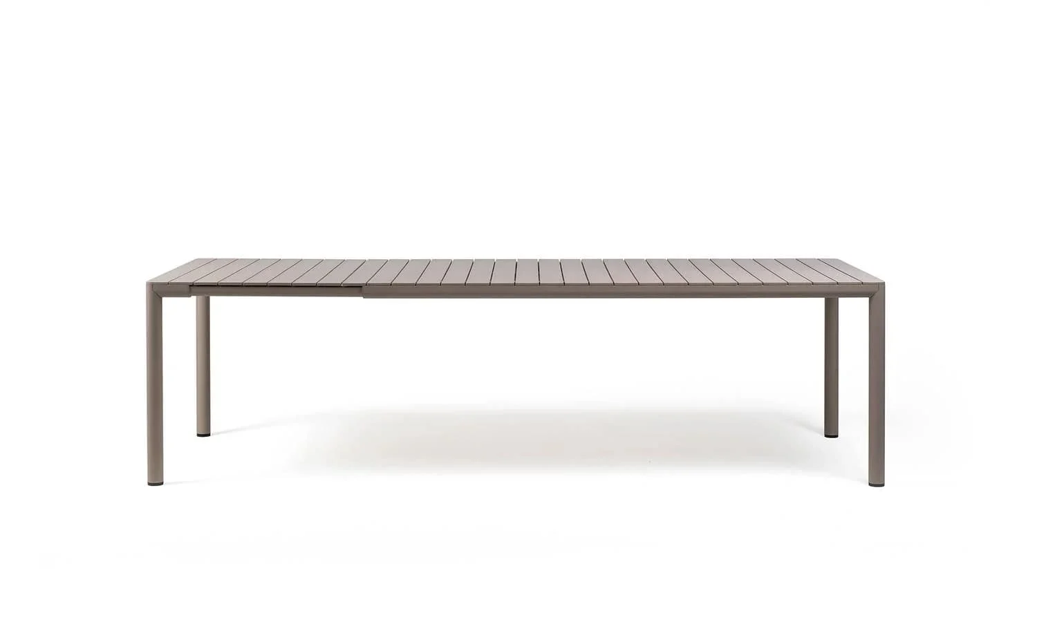 Nardi Tavolo Tevere 210 Exstensibile Rettangolare 100 x 211 / 275 Cm H 76,5 Cm Tortora