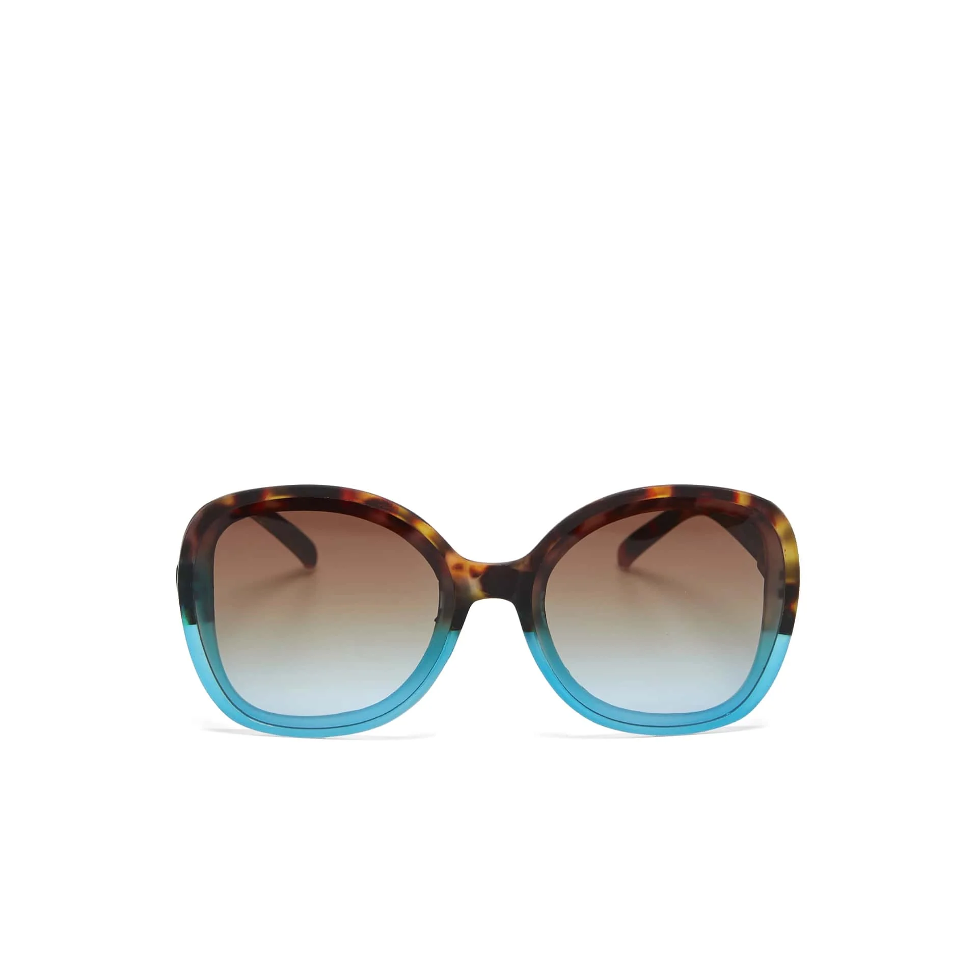 OKKIA Occhiale da Sole Premontato Butterfly Mod. Anna Havana Blue