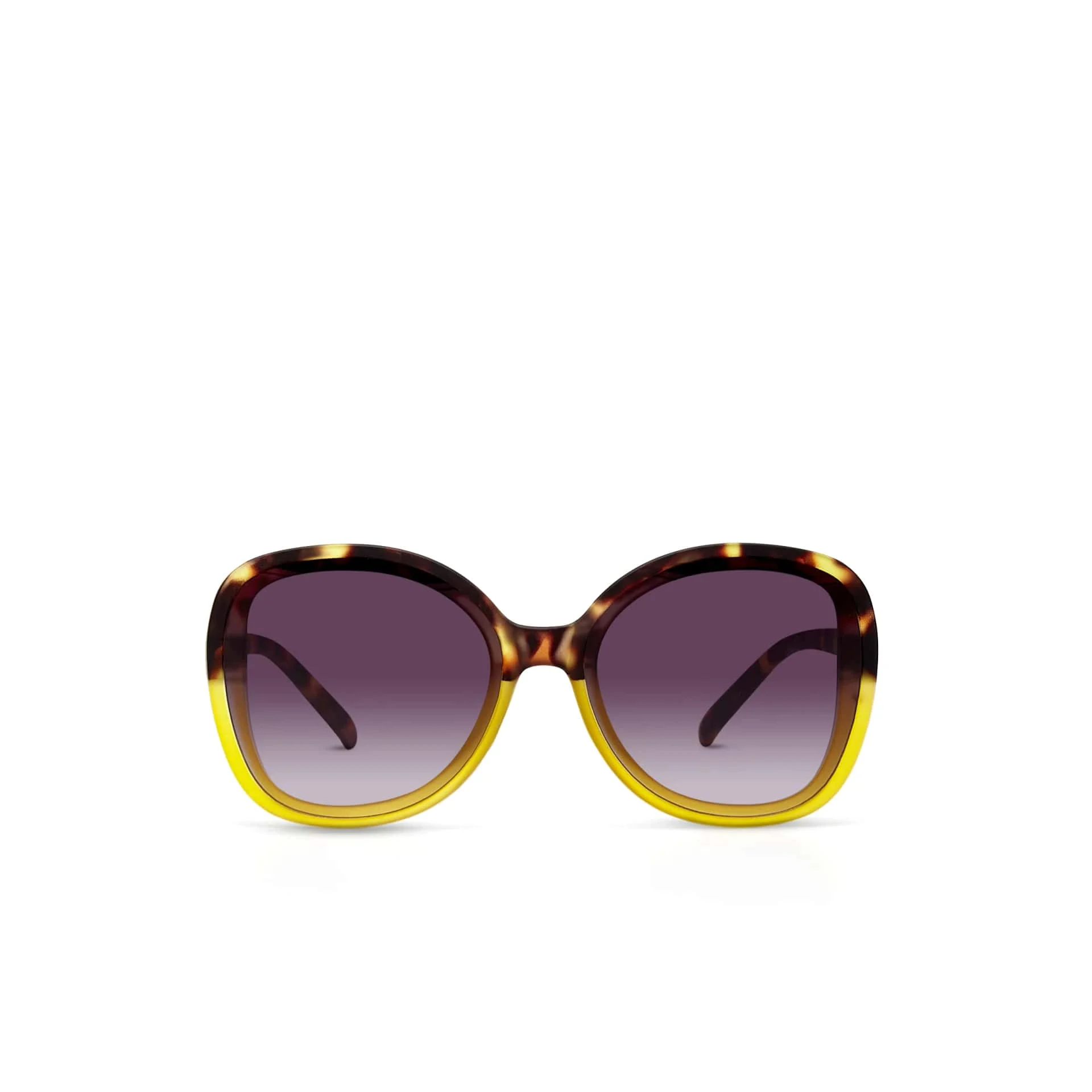 OKKIA Occhiale da Sole Premontato Butterfly Mod. Anna Havana Yellow