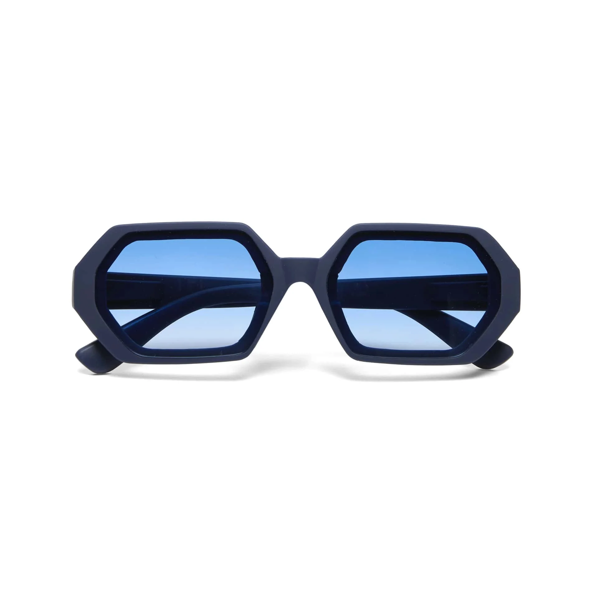 OKKIA Occhiale da Sole Premontato Esagonale Mod. Andrea Midnight