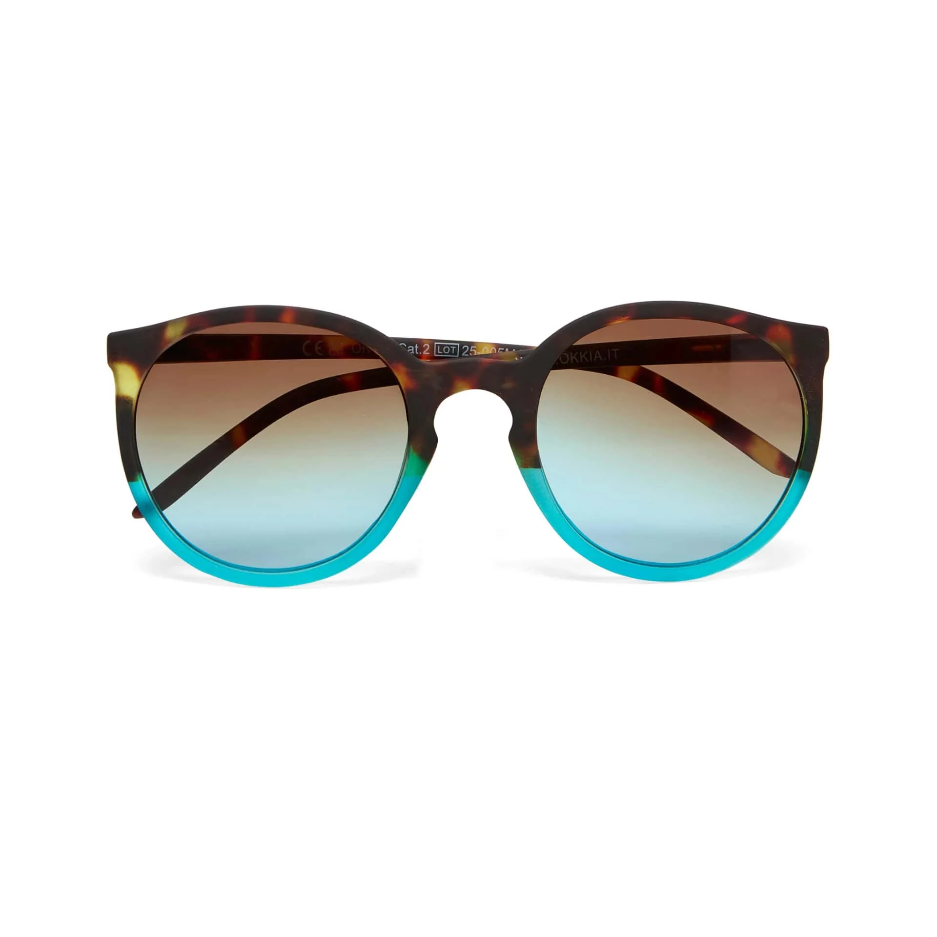 OKKIA Occhiale da Sole Premontato Mod. Berlino Havana Blue