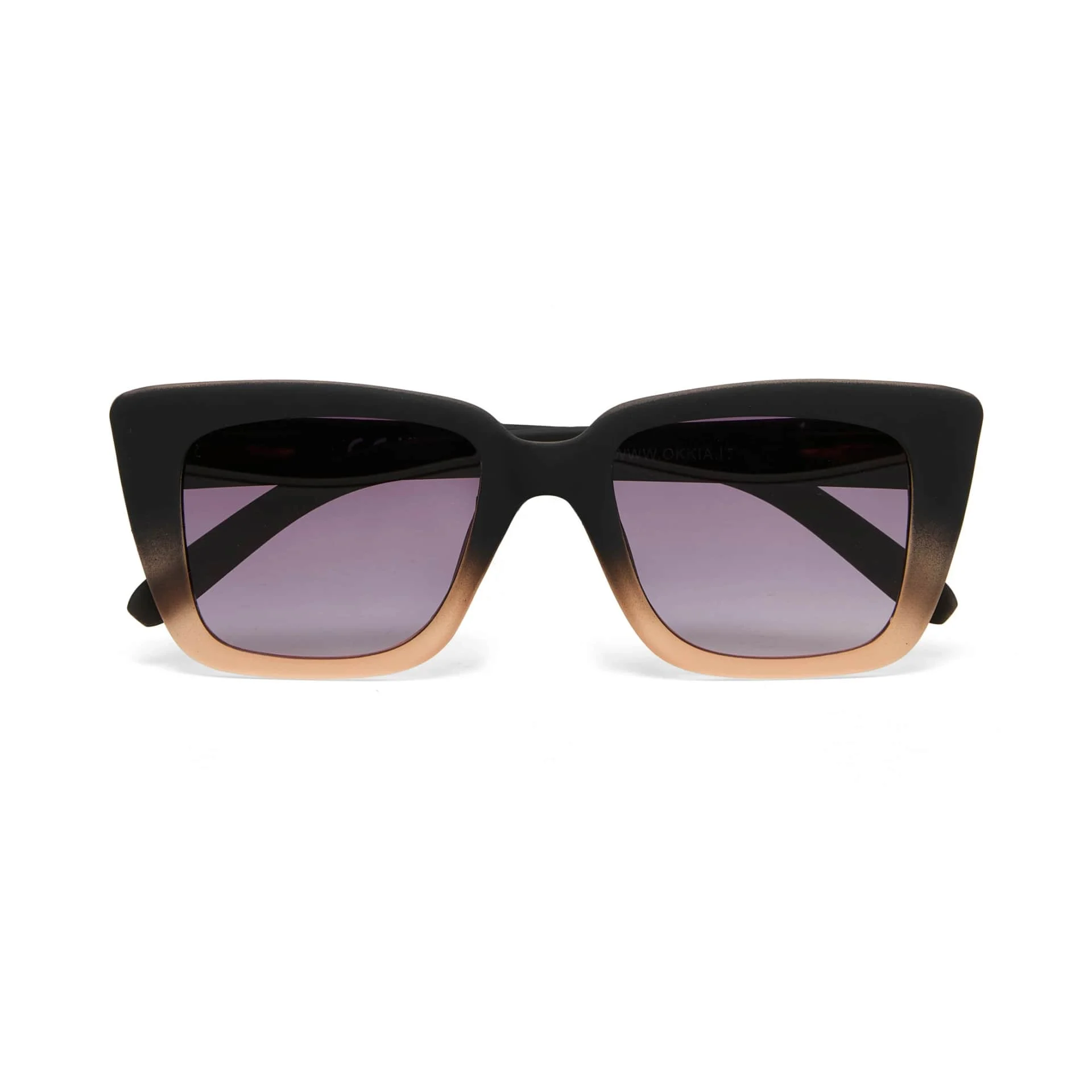 OKKIA Occhiale da Sole Premontato Mod. Elba Spring Arms Black in Pink