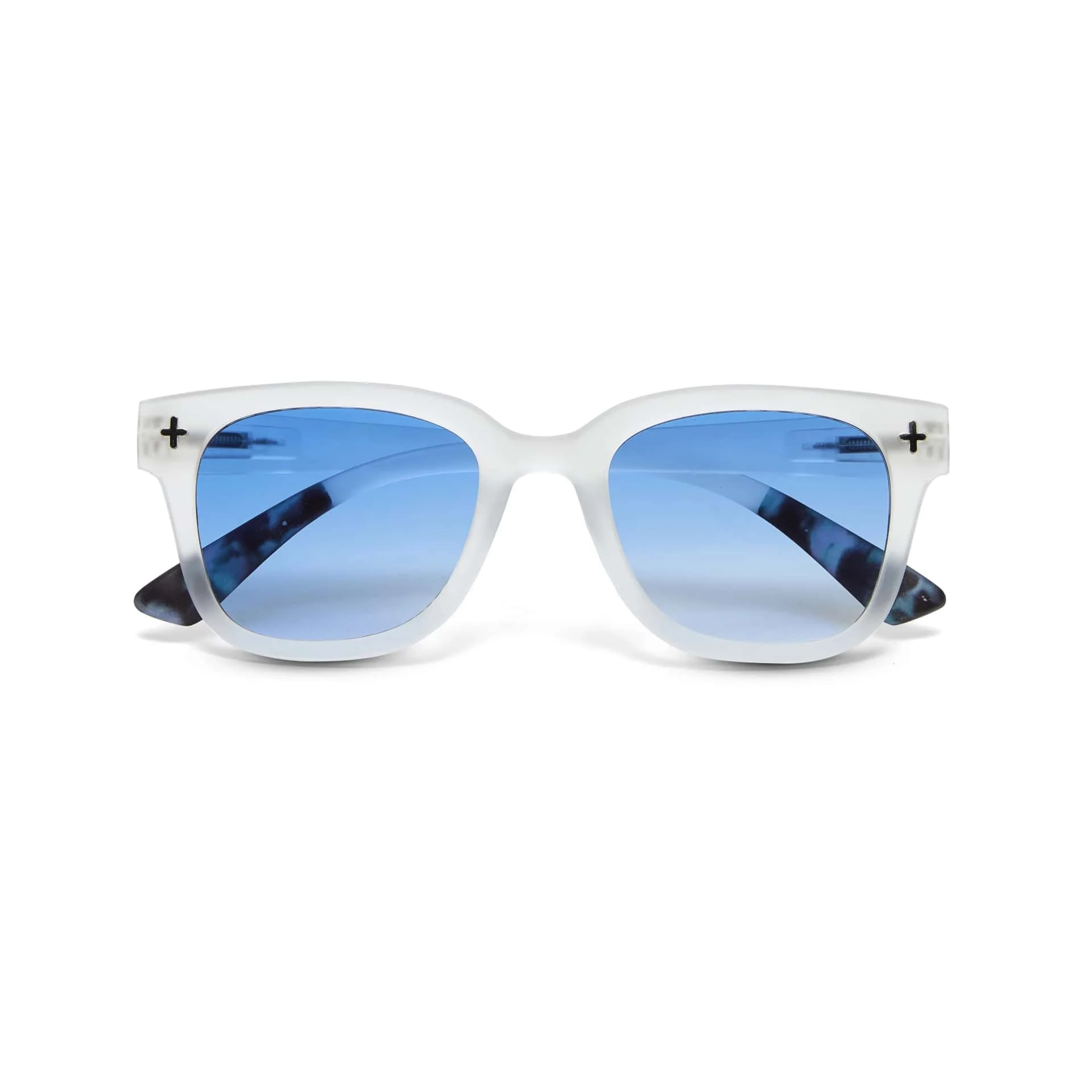 OKKIA Occhiale da Sole Premontato Mod. Giovanni Clear Blue