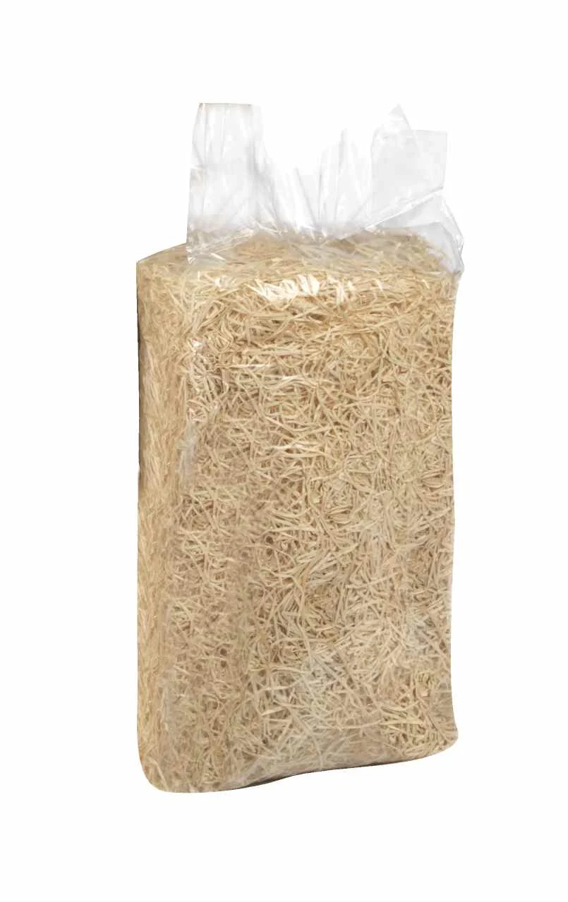 Piennepi PNP Plast Italy Paglietta Legno per Confezioni Natale 1 Kg Beige