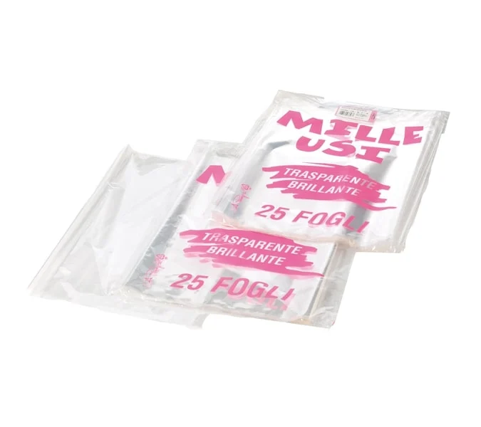 Piennepi PNP Plast Italy Buste Fogli Neutri 100 x 130 Cm 30 My Cf 25 Pz Trasparenti