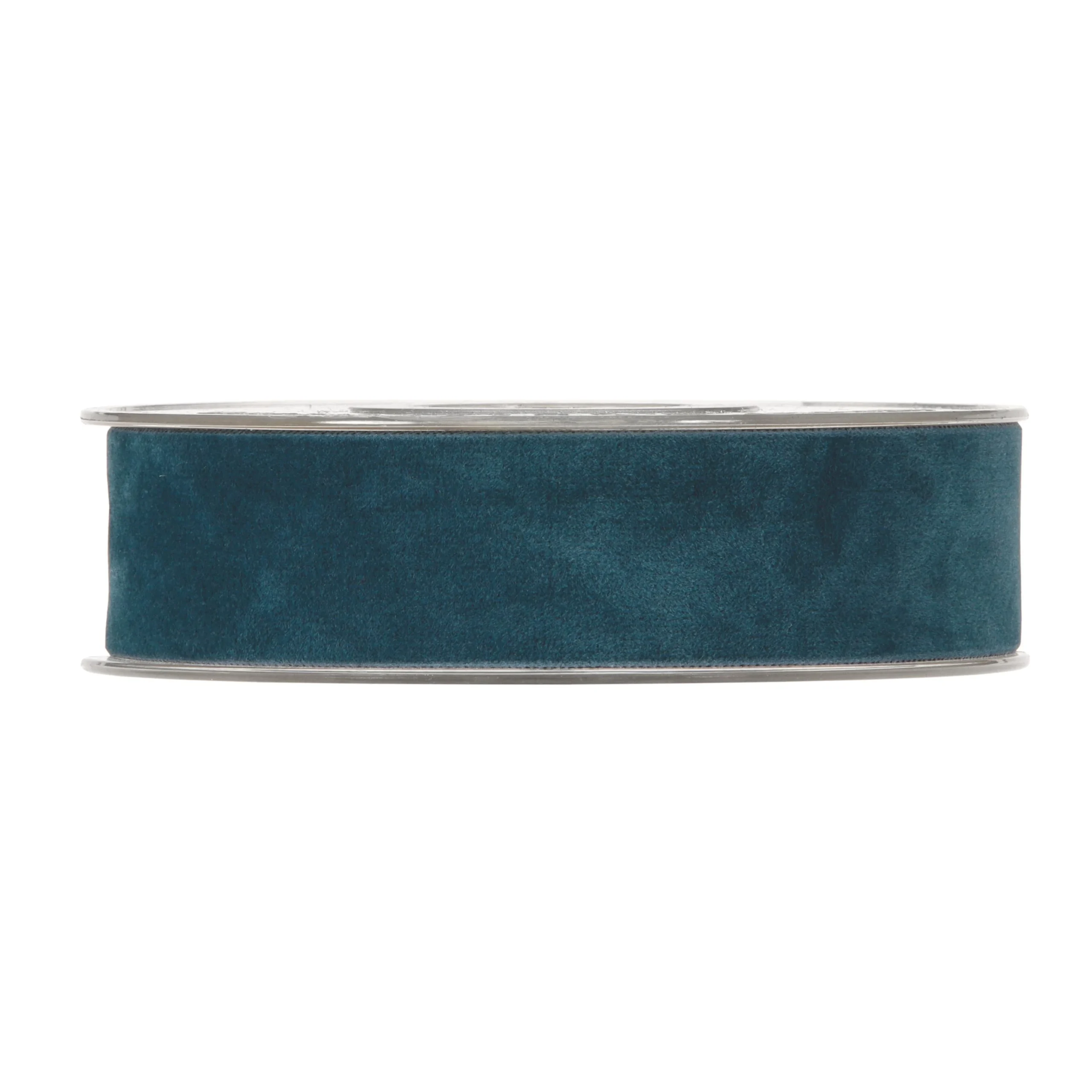 Piovaccari Nastro Double Velvet H 25 Mm L 7 Mt Smoking Blue