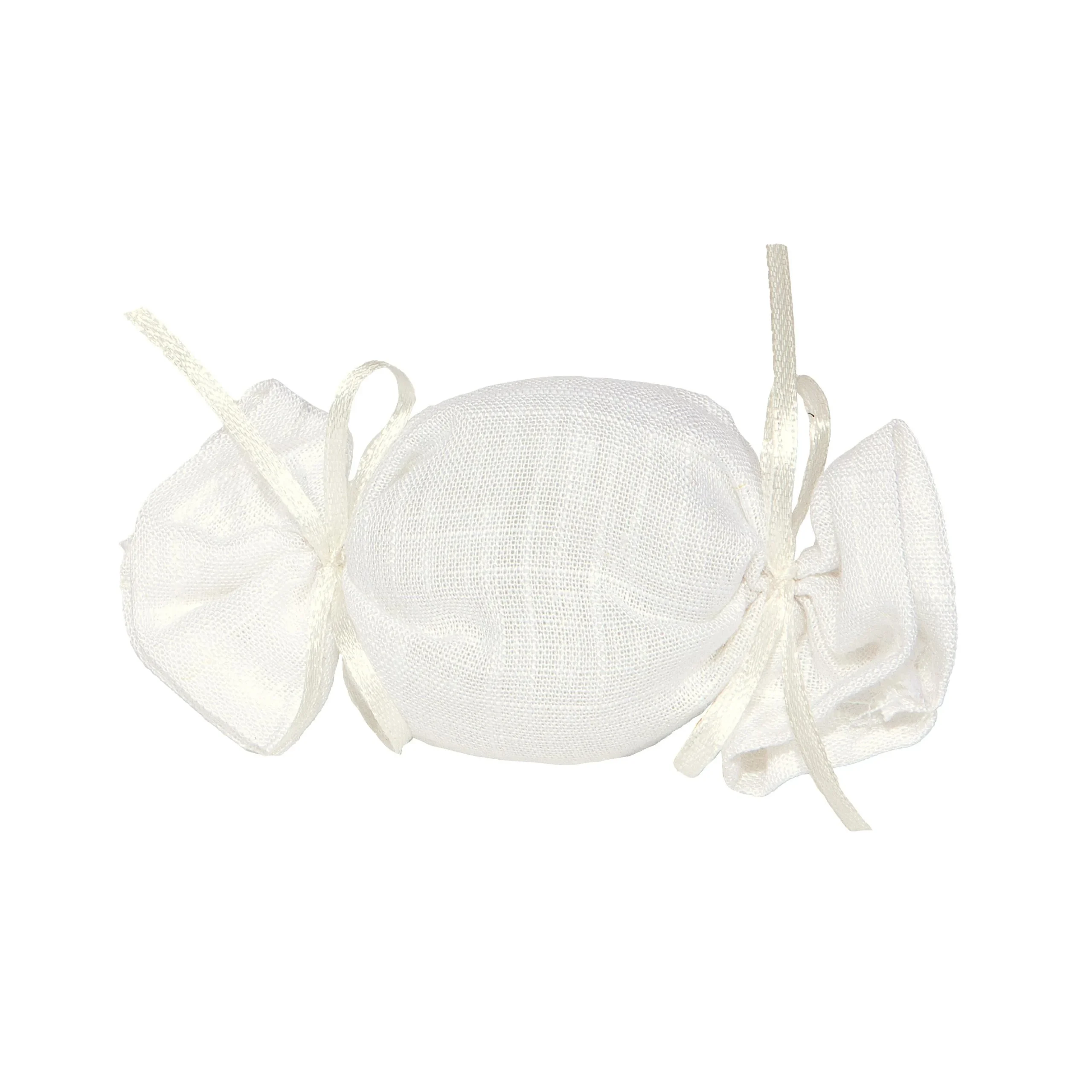 Piovaccari Bomboniera Bustina Caramella H 7 Cm L 15 Cm White 10 Pz