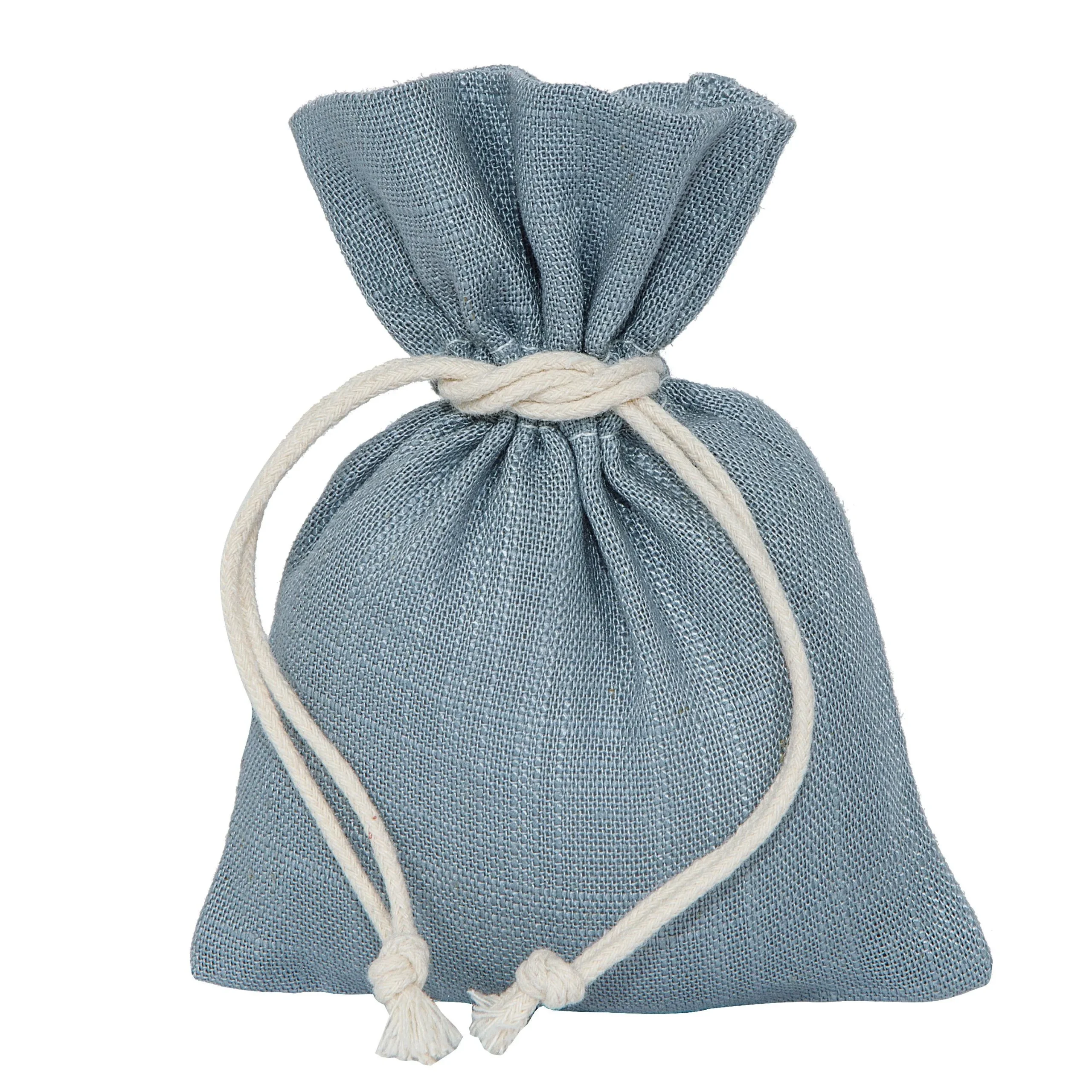 Piovaccari Bustina Bomboniera Adaline H 12 Cm L 9 Cm Light Blue 10 Pz