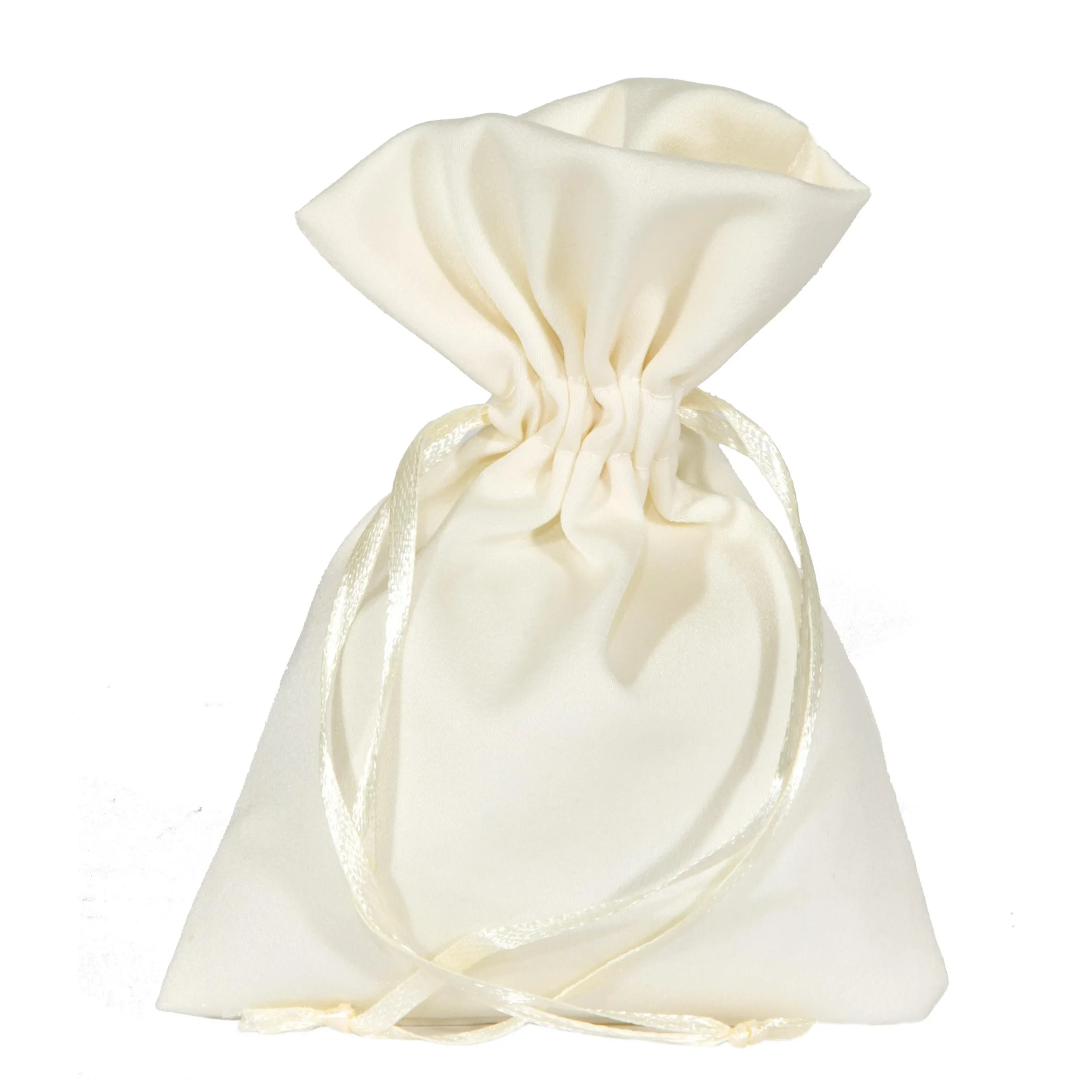 Piovaccari Bustina Bomboniera Justine H 10 x 14 Cm Cream 10 Pz