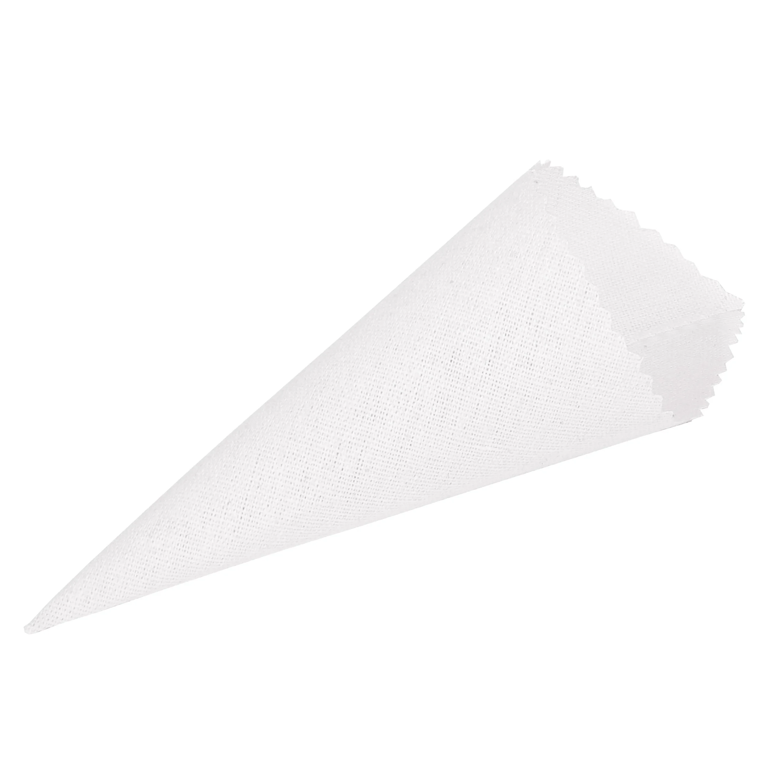 Piovaccari Cono Cotone Semplice D 6 x 18 Cm White 10 Pz