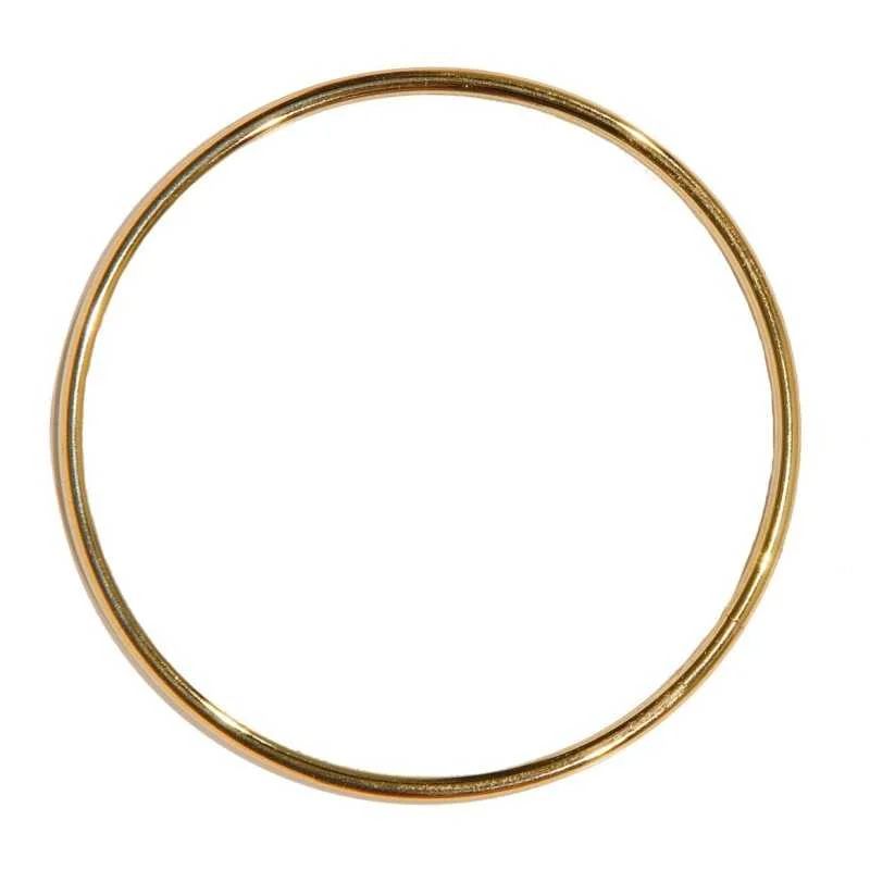 Piovaccari Metal Ring D 65 Mm H 2,8 Mm Light Gold 12 Pz
