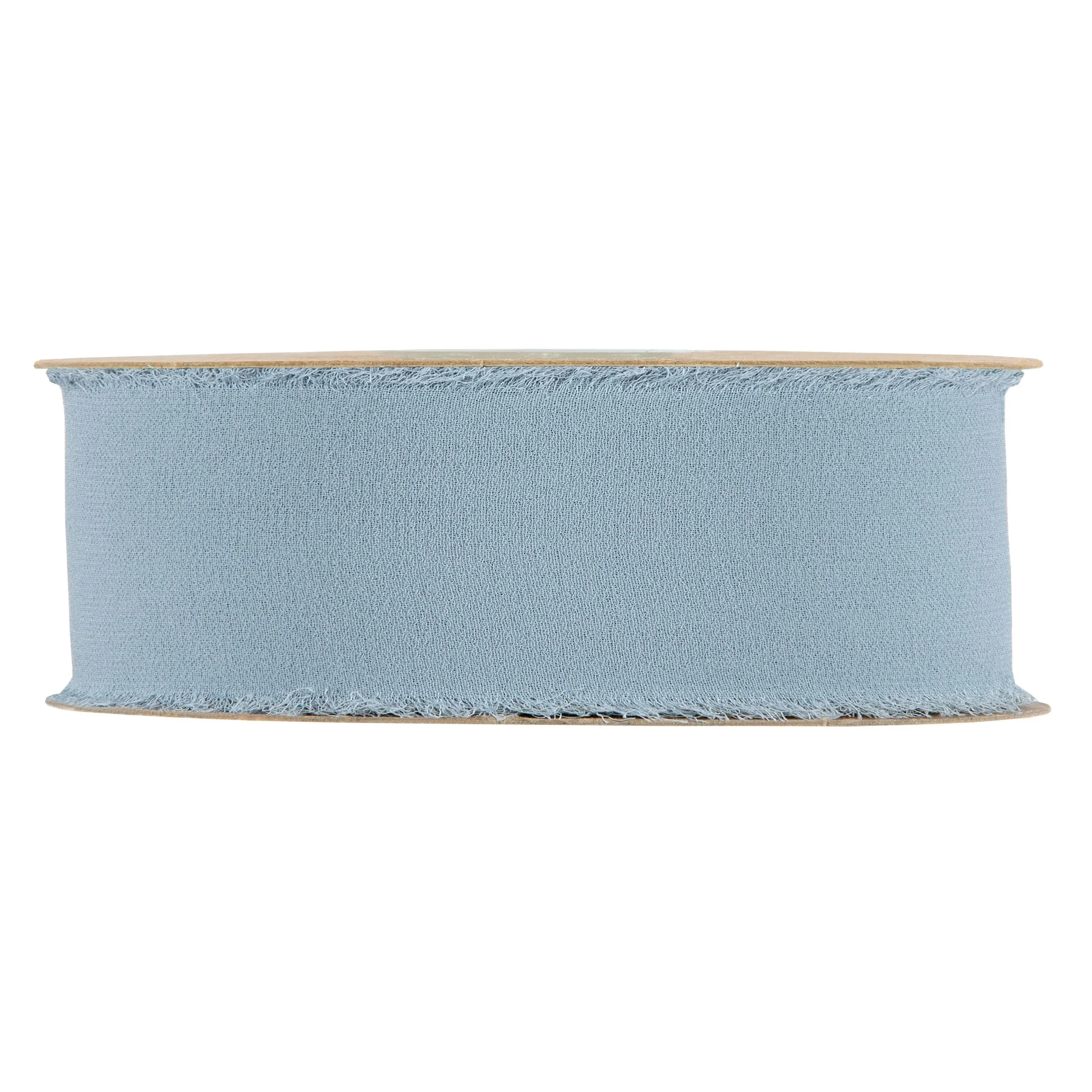Piovaccari Nastro Organdy Ribbon H 30 Mm 10 Mt Smokey Blue