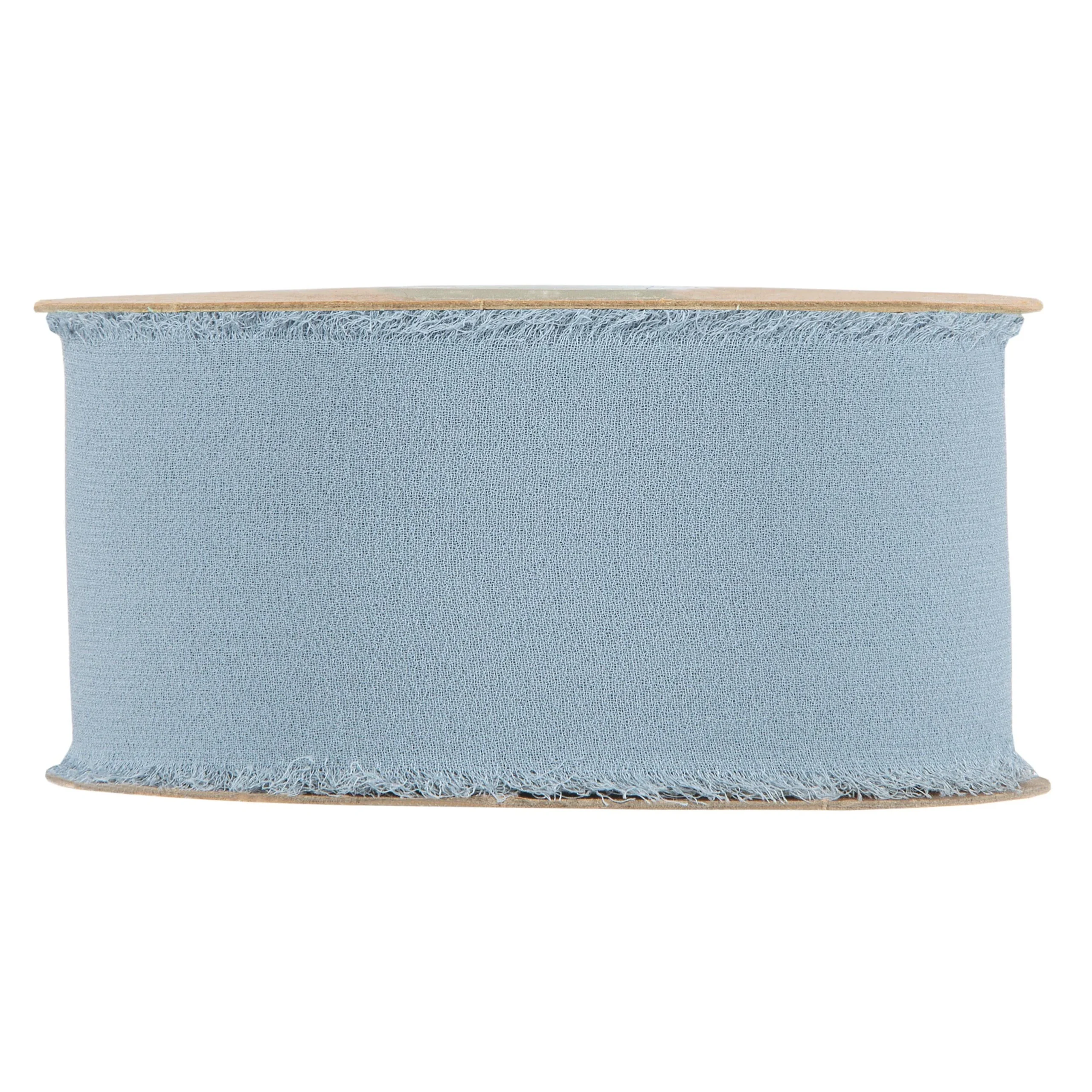 Piovaccari Nastro Organdy Ribbon H 50 Mm 10 Mt Smokey Blue
