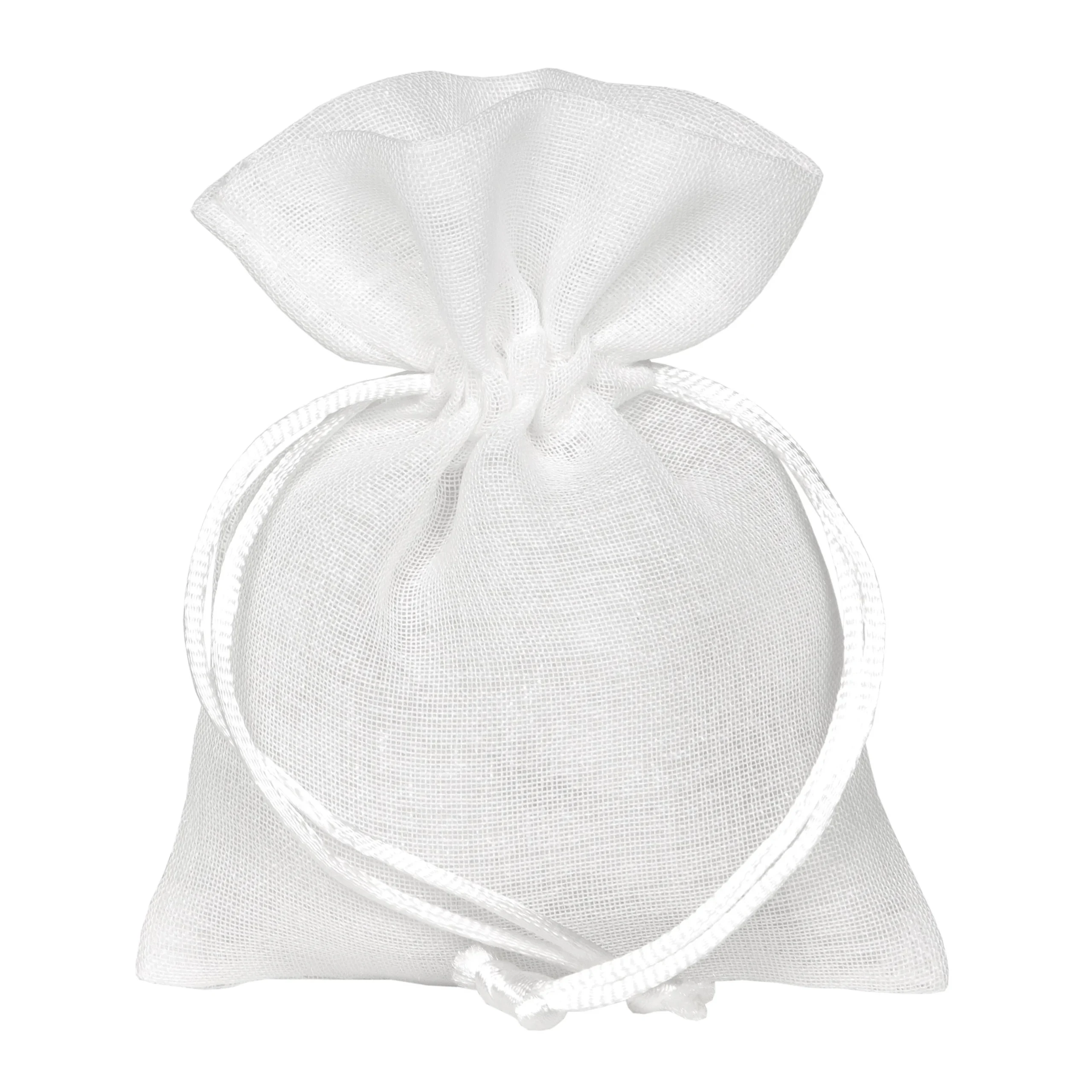 Piovaccari Sacchetto Sweet Little Bag Bombiniera Portasconfetti 9 x 12 Cm White 10 Pz