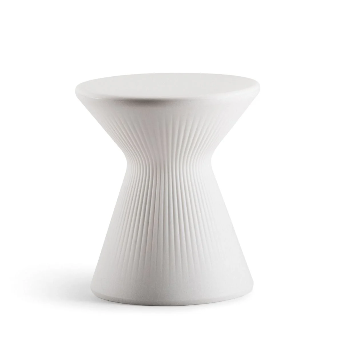 Plust Sgabello Fade Basso Indoor & Outdoor Bianco Light