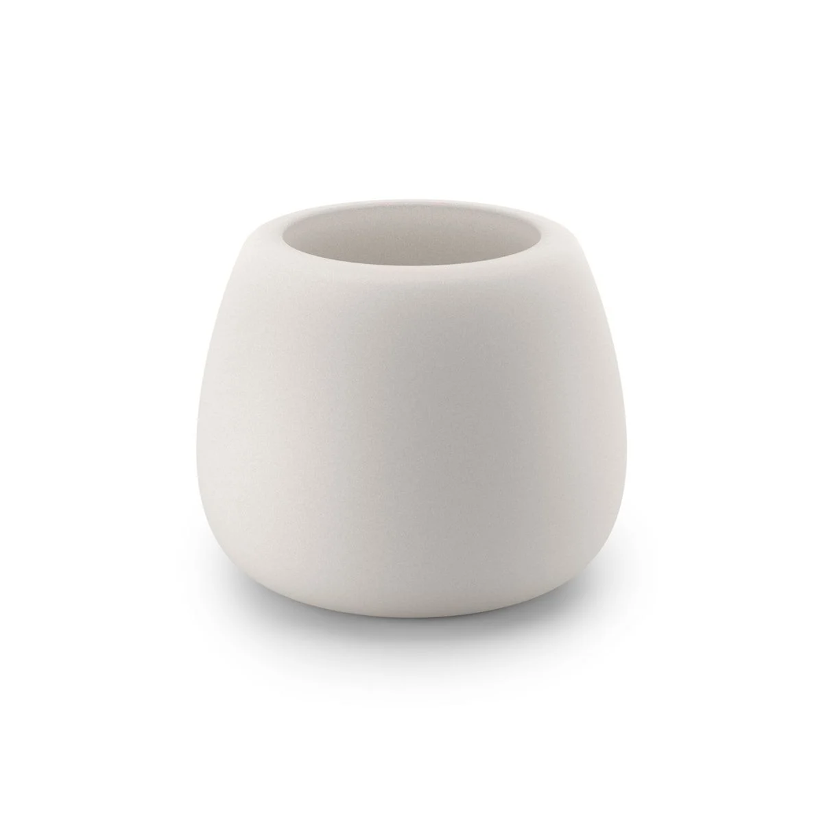 Plust Vaso Boom H 40 Cm 31 x 26 x 51 Cm Bianco Light