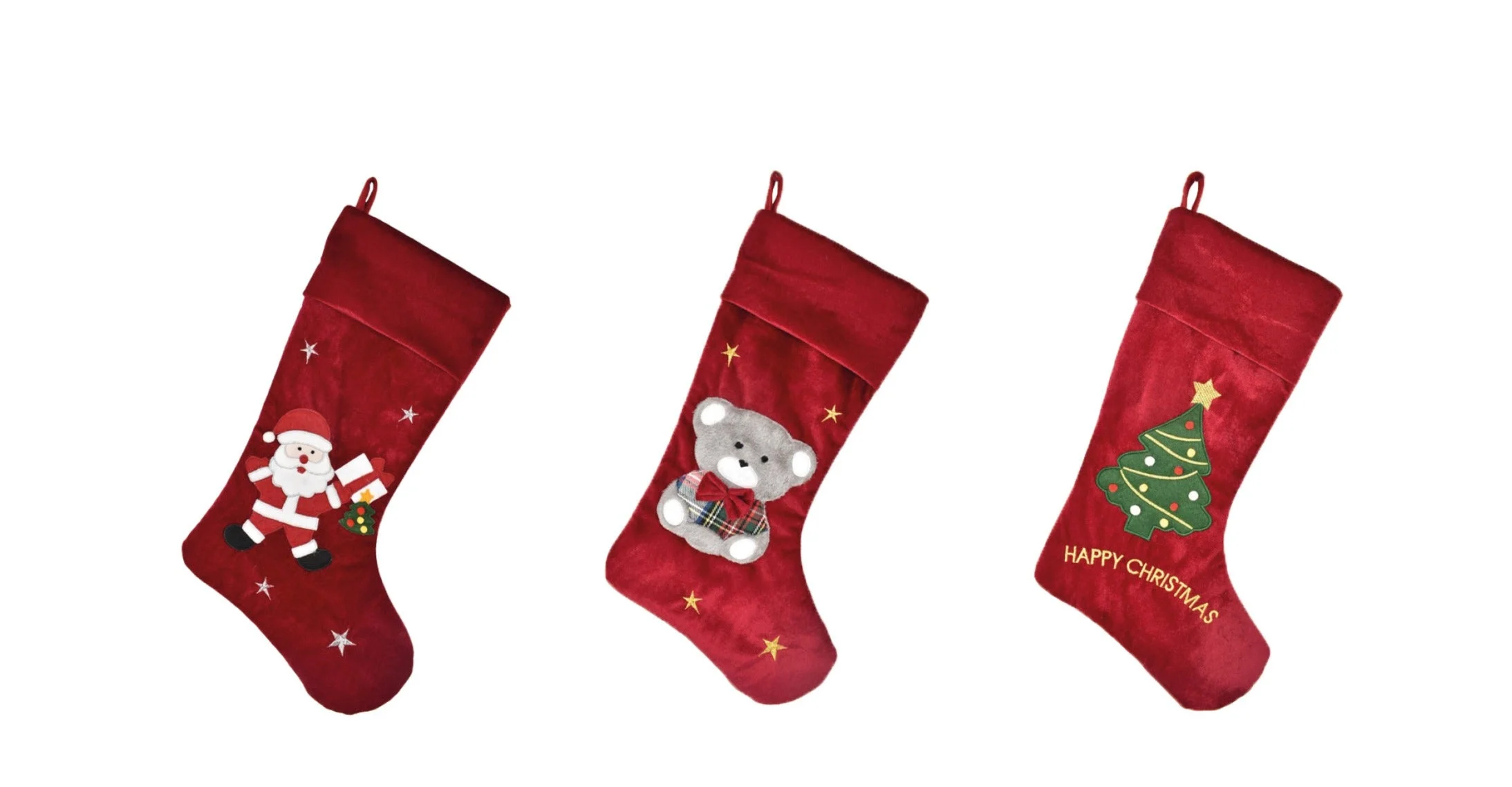 Preziosa Home Calze Befana 53 Cm Assortite Poliestere Multicolor 1 Pz